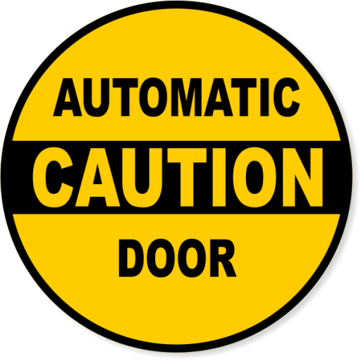 automatic-caution-door:  