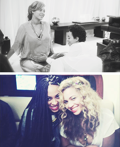 thequeenbey:  “I’m very proud of my sister and protective of her. Solange is