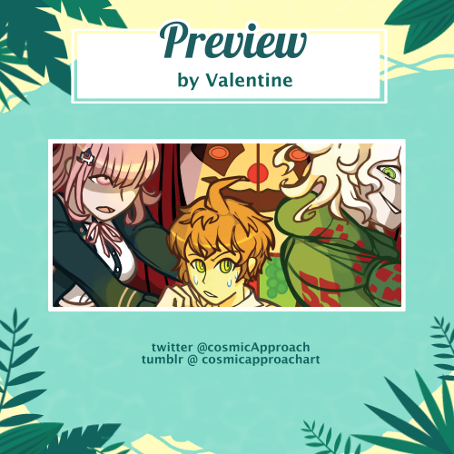 Our next preview is by @cosmicapproachart ! Please support them if you like their work! Zine li