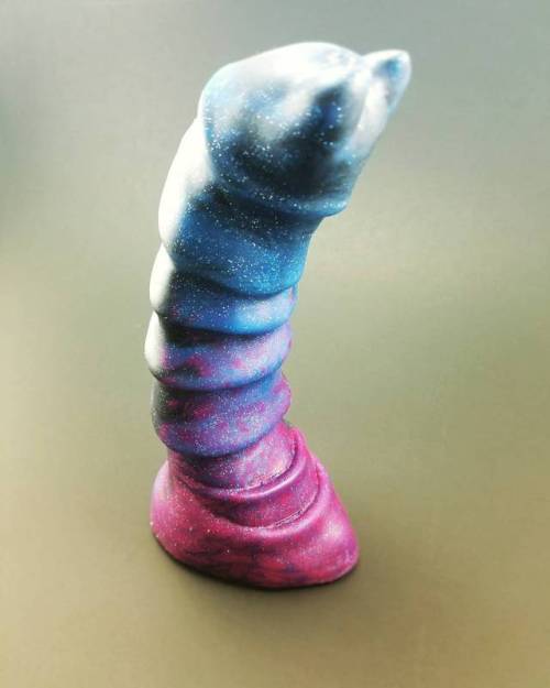 Custom Ankheg in deep space galaxy colors. #ankheg #dildo #sextoys #pleasureforge #D&amp;D #dung