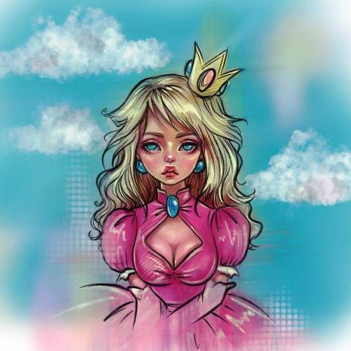 Princess Peach Speedpaint of these illustrations can be found in my Patreonhttps://www.patreon.com/b