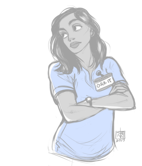 thekeythief:Claire Temple = 100% done with your superhero bullshit ( ︶︿︶)☆*。