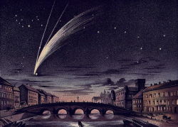 magictransistor:  Comet Donati (Engraving), 1858.