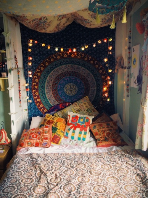 the-vexed-vortex:  10 Gorgeous Hippie/Boho Bedroom Designs  I love every single one of them!