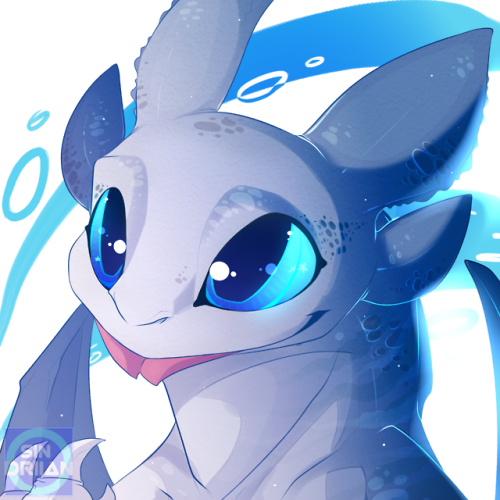 Here&rsquo;s a more recent drawing! The Lightfury ~ The HTTYD 3 Trailer has me shook ha ha can&a