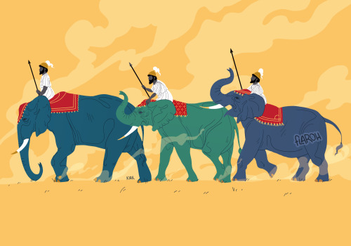 flaroh:Some Carthaginian elephants off to war!☆Merch Here☆