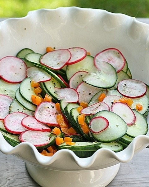 Lemony Cucumber Salad