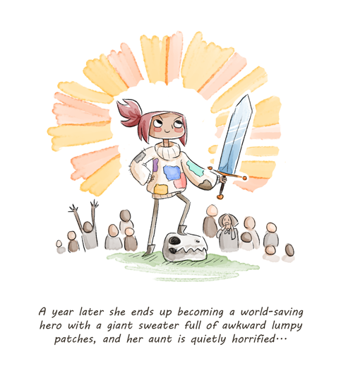 annaflea: So I read this story and just HAD to draw it. I can’t even remember the last time I 