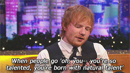 edsheeran:  Ed Sheeran explains that no one borns with natural talent by sharing one of the first songs he ever sang and wrote. Addicted. X 
