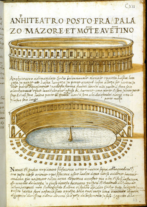 design-is-fine:Giovan Maria Falconetto, Monumenta Antiqua Romana, late 15th century. Colosseum, Traj