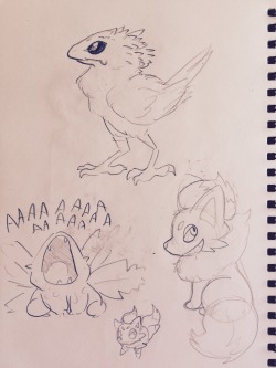 madalittle:   Some sketches from Pokepeople