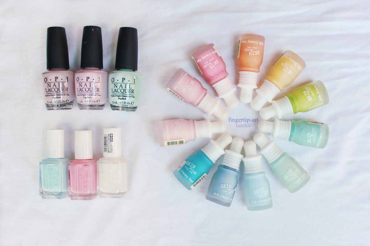 6 FULL KLEANCOLOR SHEER PASTEL NAIL SOFT POLISH SET COLLECTION LACQUER  SHPASTEL + FREE EARRING - Amazon.com