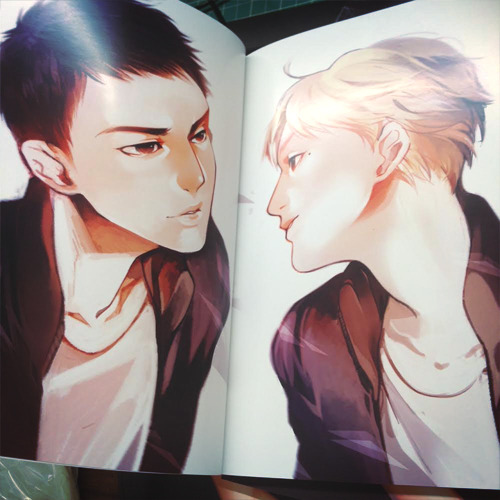 &ldquo;Multiply&rdquo; Haikyuu Partners illust book has finished printing and arrived to me!