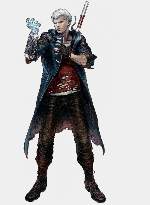 evilwvergil: “Concept arts” : NERO +NICO↳デビル メイ クライ DEVIL MAY CRY 5