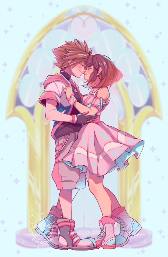 KHUX Style Sora Kairi and Riku Avatars by Todsen19