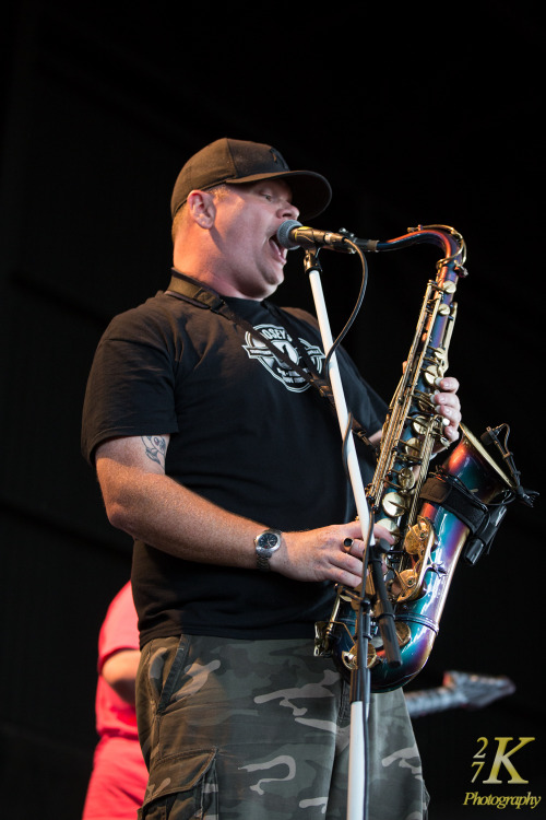 Less Than Jake - Playing the Vans Warped Tour at Darien Lake (Buffalo, NY) on 7.8.14 Copyright 27K P