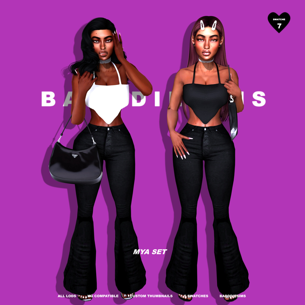 SimCityGirls — badddiesims: BADDDIESIMS MYA SET [ PUBLIC RELEASE...