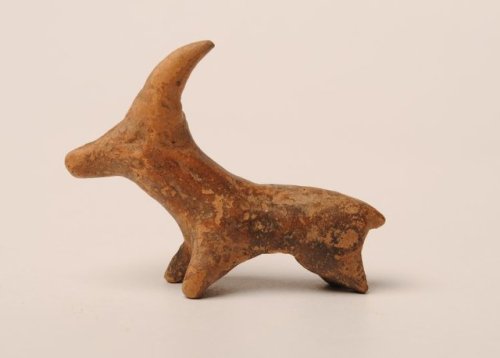 ancientgoatart - “Terracotta votive figure of a goat. Missing...