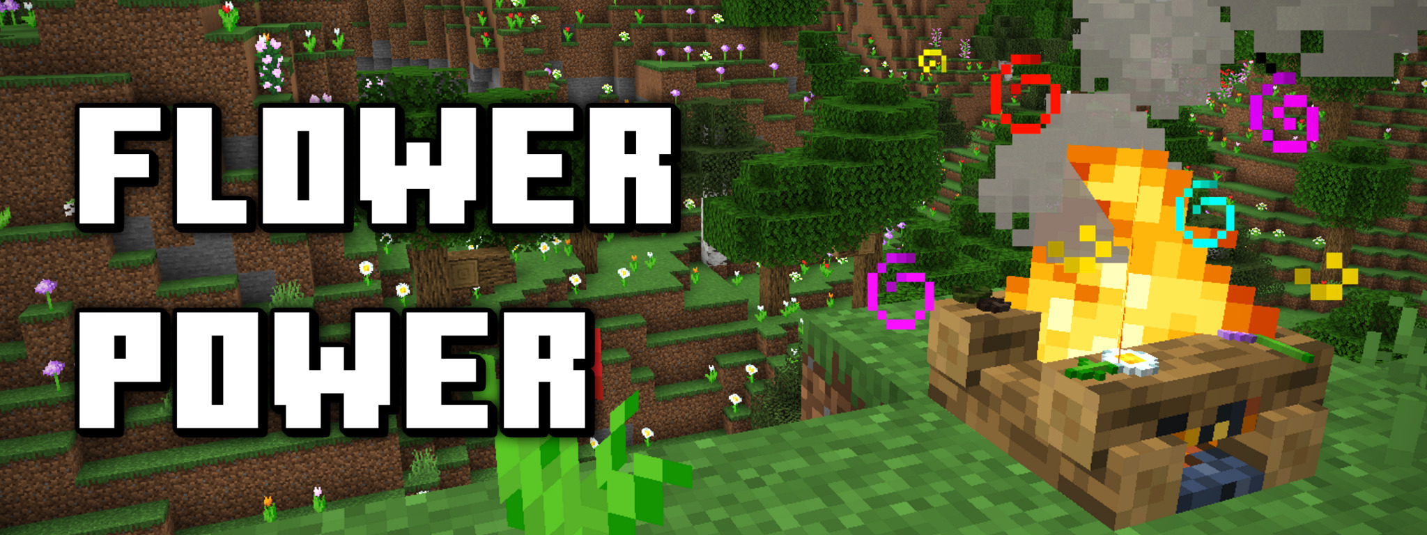 WL Flower Power - Flowers on the campfire spread the effect! Minecraft Data Pack