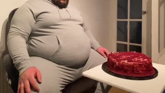 feedjeezy:feedjeezy:8300 Calorie Red Velvet Cake StuffingCome and watch as I devour this massive cake you got me. I thought this tracksuit was to start working out with you but you just wanted to see it grab all the tight fat on my body waiting to spill