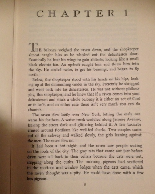 September Book Photo Challenge, Day 29: ChapterThe magical opening of Peter S. Beagle’s A Fine and P