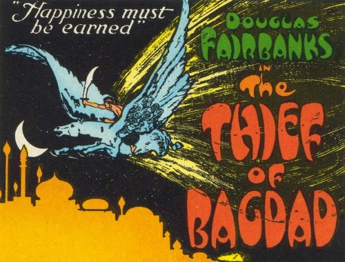 magictransistor:  The Thief of Bagdad, United Artists, 1924.