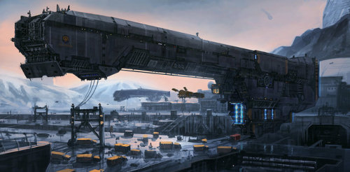 cinemagorgeous - Sci-fi concept art by Edouard Groult