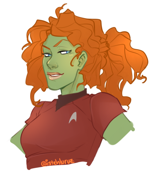 istehlurvz:3 DAYS TILL I DIE, heres some Gaila bc my favorite trek fic’s are the one’s with her in i