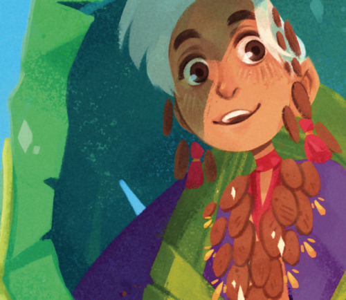 preview of my piece for @pastriesandsweetszine​ ✨featuring a food gijinka of sapin sapin - a Filipin