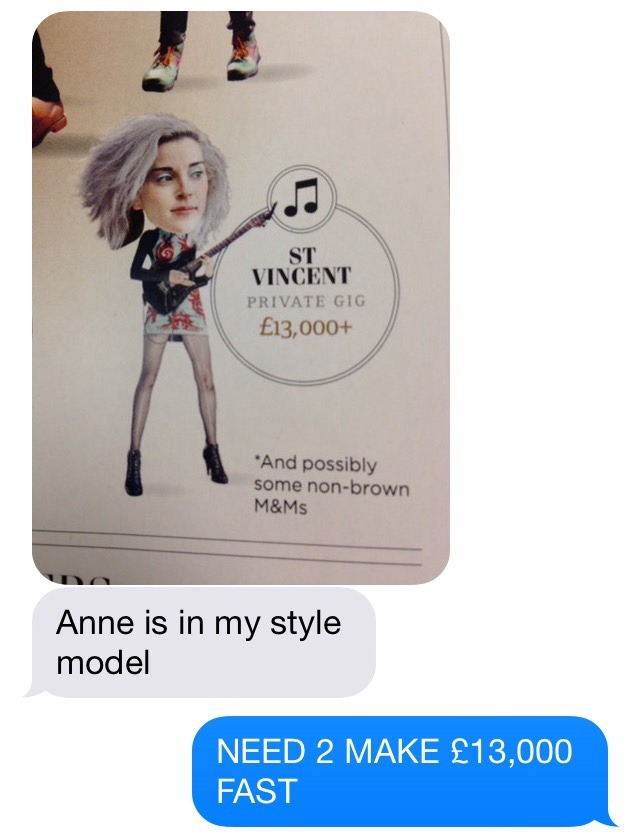 ifuckinglovestvincent:  fuckyeahstvincent:  stquincent:  my friend sent me this and