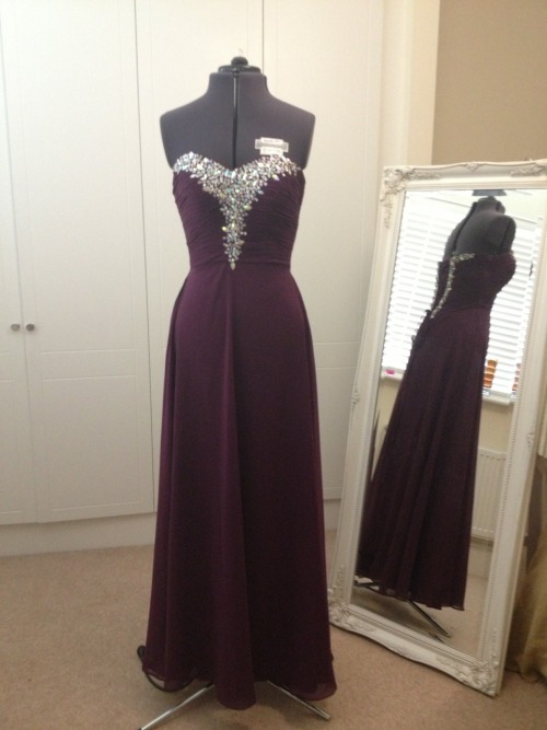 Today’s project was a design change. We were asked to remove the train from a formal gown so t