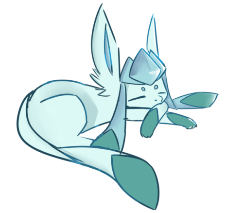 daily-glaceon:ill be answering requests soon! Until then enjoy a sleepy boy,,