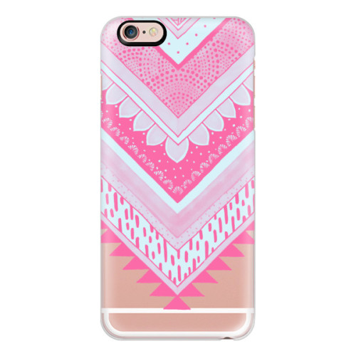 iPhone 6 Plus/6/5/5s/5c Case - PINK Tribal Chevron - Breast Cancer Awareness - Classic Snap ❤ liked 