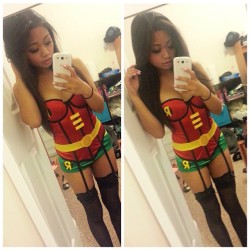 lillielux:  Everyone kept asking me where batman was. Lol Happy Halloween guys.