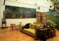 The waterlily studio at Claude Monet’s home at Giverny. 