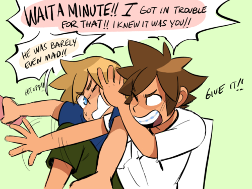 liverpepper: sora: where’d you even get all that stuff?? Roxas: Axel’s got a ton of makeup. But hey, check out the contour—sora: it’s just a brown smear on his face!! Roxas: I did my best okay 😤! (decided to finally redraw this post for it