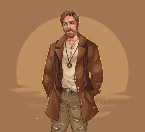 mostwantedpotato404:Modern Kenobi, follow my twitter for more art :3