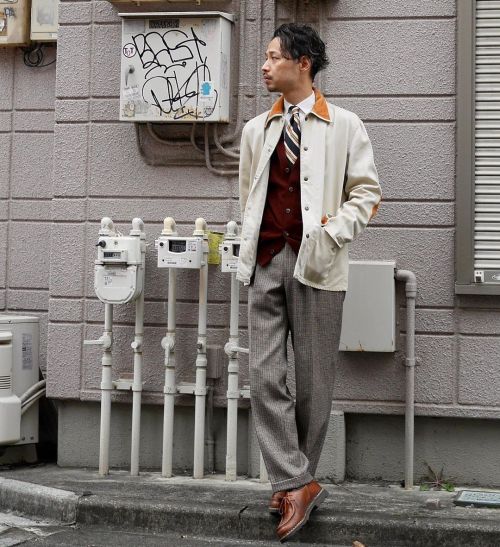 today&rsquo;s style ・ ・ #fashion #styling #ootd #outfit #tokyo #vintage #vintagefashion #dapper #lev