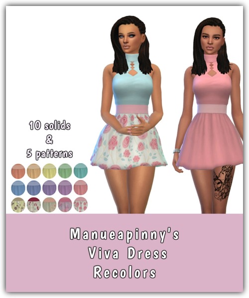 maimouth - Viva Dress Recolors - The Sims 4 -Mesh by...