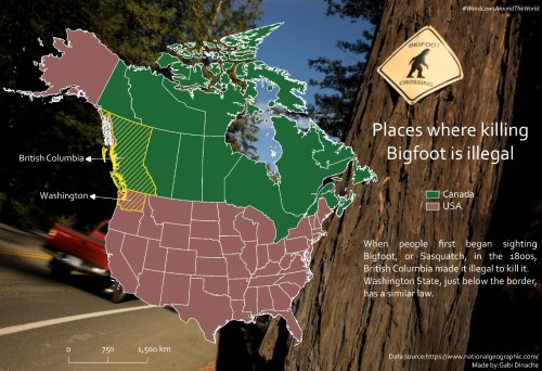 Sex mapsontheweb:  Places where killing Bigfoot pictures