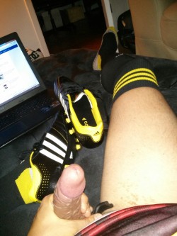 rugbysocklad:  Nice socks! Nicer meat! 