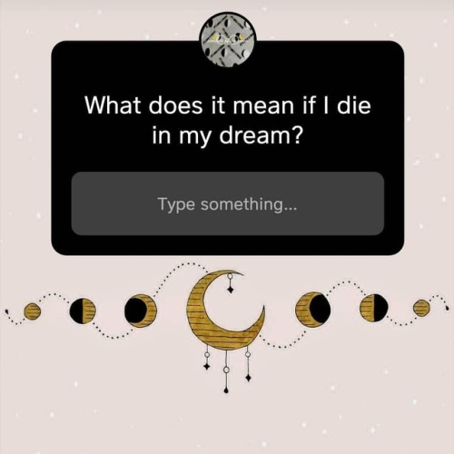 You can answer below or in my Story but please help me to understand my death in my dream. #BBWWitch