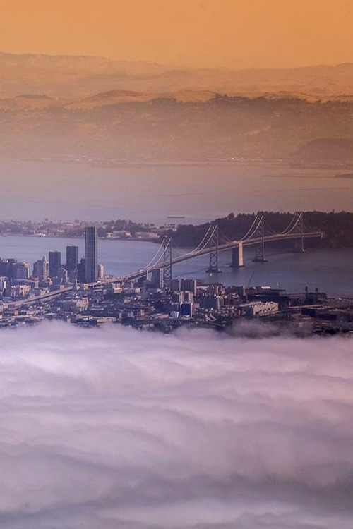 infamousgod:  Above San Francisco 
