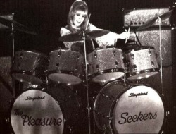 elitropiagogo:  The Pleasure Seekers drummer