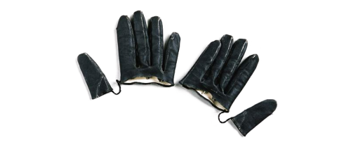 humalien:  SILK & LEATHER GLOVES FOR FINGERS FROM CAROL CHRISTIAN POELL FE-MALE “TRILOGY OF MONOTYPOLOGIES I” A/W 1999 