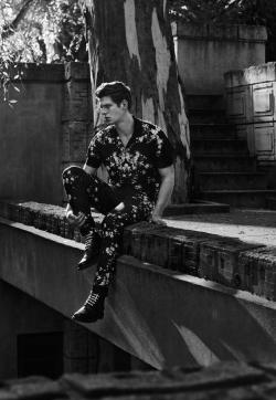 justdropithere:  Bertold Zahoran by Mark Segal - Vogue Hommes S/S 2015