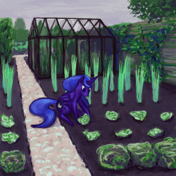 theponyartcollection:  Canterlot Gardens 7 by ~Dahtamnay