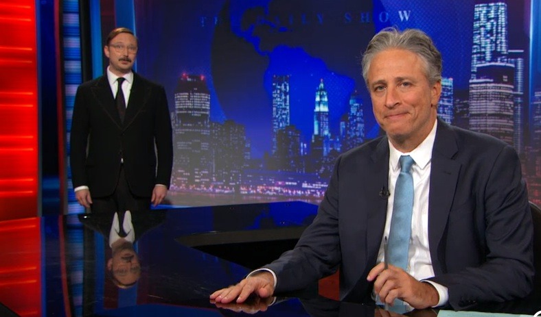 No Words Describe The First Of Jon Stewart’s Goodbye Tribute VideosOn last night’s episode of ‘The Daily Show,’ former correspondent John Hodgman appeared and introduced the first of likely many touching tributes to the show’s host.