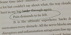 tomharly-blog:  Whenever you read a cancer booklet or website or whatever, they always