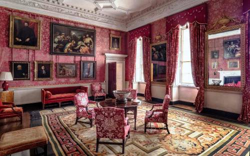 livesunique:Red Drawing Room, Castletown House, Celbridge, County Kildare, Ireland,Photography by Da